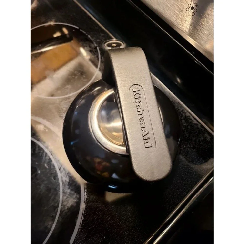KitchenAid 2 Qt Whistling Tea Kettle Black | Stainless Steel | Stovetop